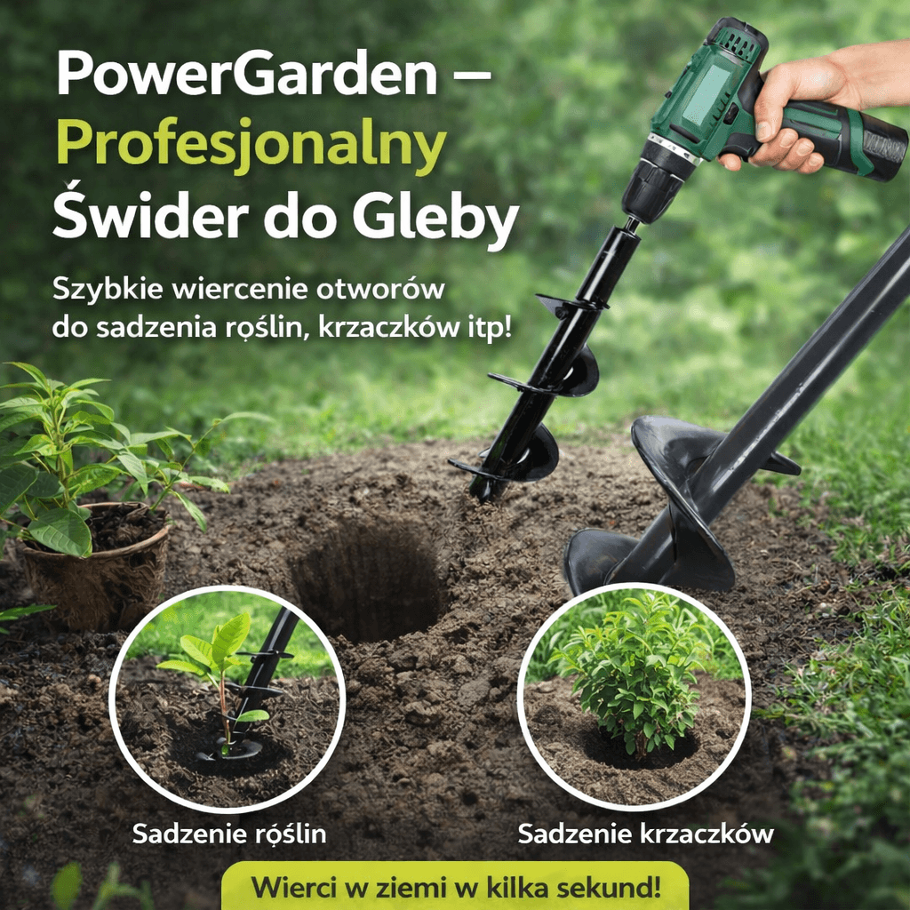 PowerGarden – Mocny Świder Ogrodowy